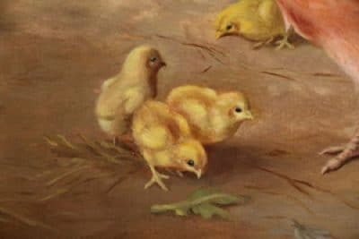 Edgar Hunt Oil on Canvas - Image 2