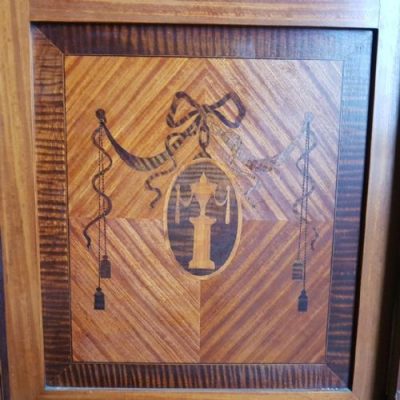 French Kingwood inlaid vitrine (Display cabinet) - Image 3