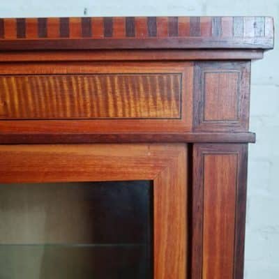 French Kingwood inlaid vitrine (Display cabinet) - Image 4