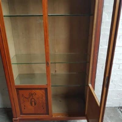 French Kingwood inlaid vitrine (Display cabinet) - Image 2