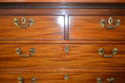 Georgian mahogany chest on chest - Image 3