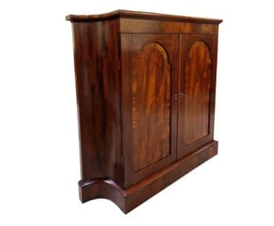 Regency Mahogany Side Cabinet regency Antique Cabinets 3