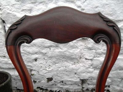 Set four Early Victorian Mahogany Dining Chairs Antique dining chairs Antique Chairs 4