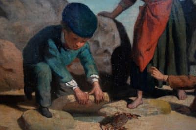 SOLD Eugene Francois Fines, oil (1826-1882) - Image 3