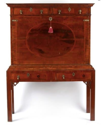 George II walnut secretaire/escritoire 18th century furniture Antique Desks 4