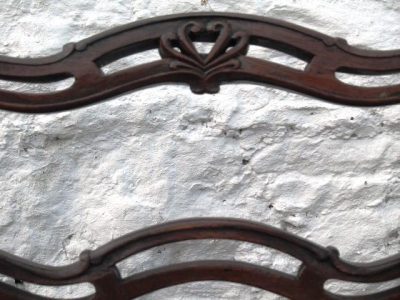 Set 6 Victorian Mahogany ladder back chairs - Image 6