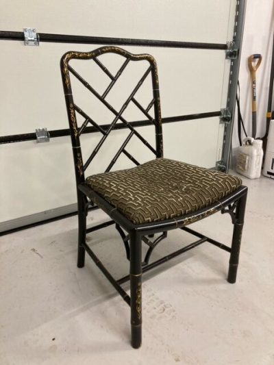 Chinese Chippendale inspired dining suite - Image 6