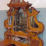SOLD Edwardian mahogany mirror backed cabinet 19th century Antique Cabinets