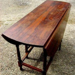 SOLD Large Victorian rosewood gateleg table 19th century Antique Furniture