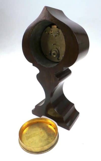 SOLD Edwardian mahogany tulip mantle clock - Image 7