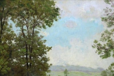 Charles Edmond Rene His. (1877-1960) Oil Painting Antiques Scotland Antique Art 5