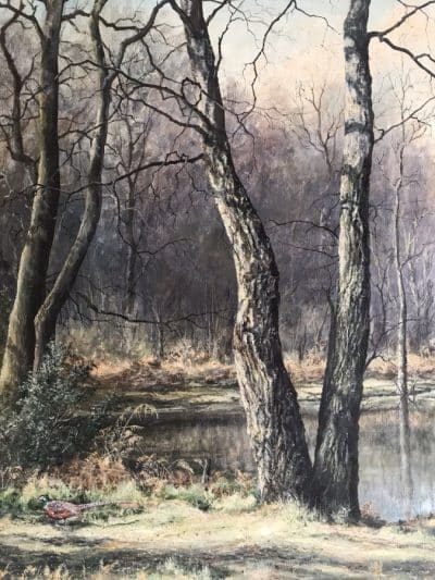 Mervyn Goode (British b.1948) HUGE Oil Painting " Breaking Cover" - Image 4