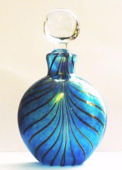 SOLD Ditchfield iridescent scent bottle