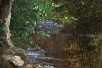 SOLD . Charles Edmond Rene His (Oil on Canvas) - Image 7