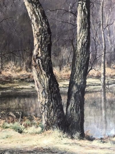Mervyn Goode (British b.1948) HUGE Oil Painting " Breaking Cover" - Image 5