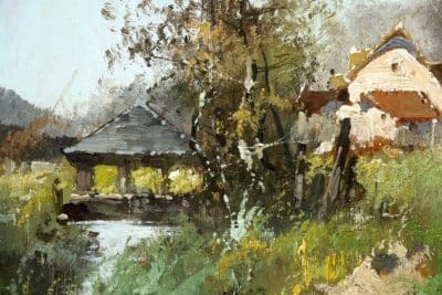 SOLD Eugene Galien Laloue (1854-1941) Oils (PAIR) - Image 12