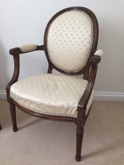 SOLD French Fauteuils 19th century Antique Chairs 5