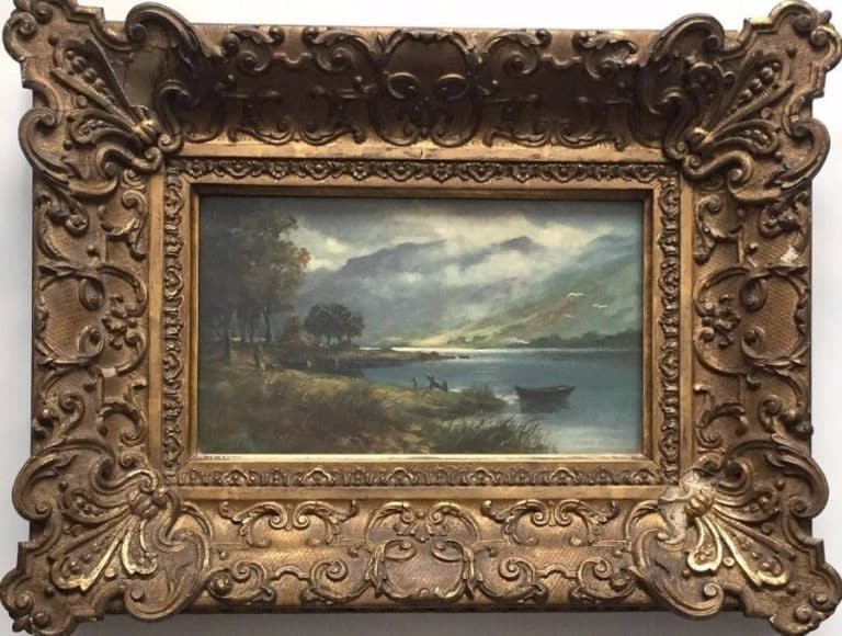 C.B.MITCHELL, Scottish Oil on Canvas LOCH LUBNAIG