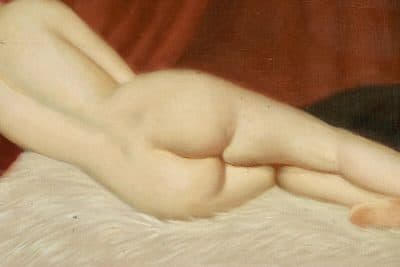 MAURICE BRIARD 1881-1957 Nude Oil Painting - Image 5