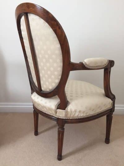 SOLD French Fauteuils 19th century Antique Chairs 7