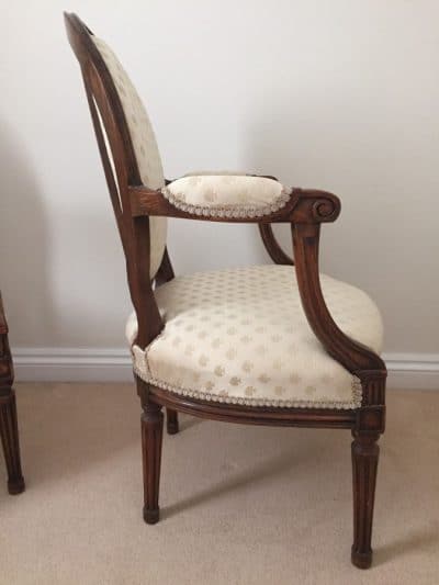 SOLD French Fauteuils 19th century Antique Chairs 8
