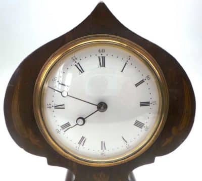 SOLD Edwardian mahogany tulip mantle clock - Image 6