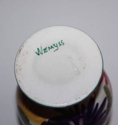 Rare Scottish Pottery Wemyss chrysanthemum vase Scottish pottery Antique Ceramics 8