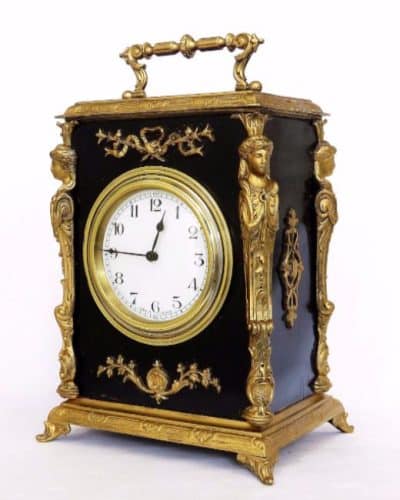 19th century French ormolu bracket clock 19th century Antique Clocks 6