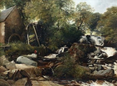 SOLD Frederick Richard Lee. R.A. Oil Painting - Image 2