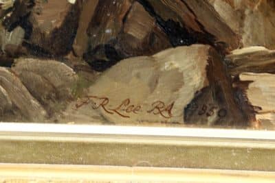 SOLD Frederick Richard Lee. R.A. Oil Painting - Image 12
