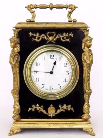 19th century French ormolu bracket clock 19th century Antique Clocks 7