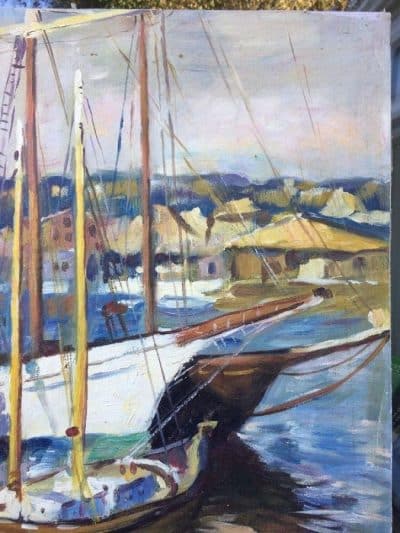 Emile A Gruppe. American Impressionist Oil painting. Andrew Christie Antique Art 9