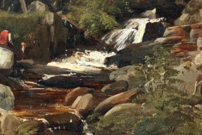SOLD Frederick Richard Lee. R.A. Oil Painting - Image 6