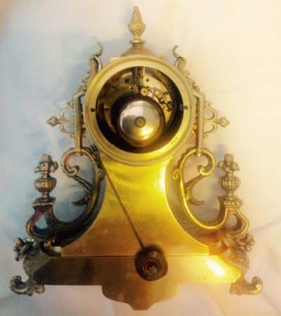 SOLD 19th cent French ornate mantle clock - Image 4
