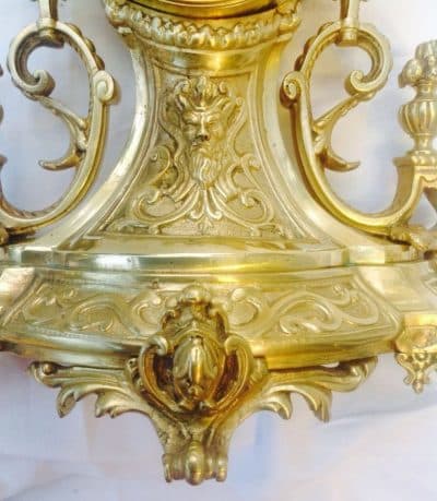 SOLD 19th cent French ornate mantle clock 19th century Antique Clocks 4