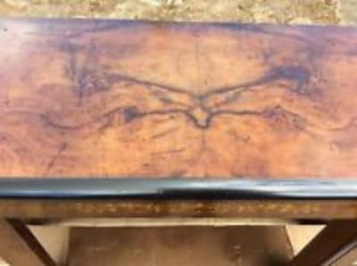SOLD Victorian marquetry burr walnut three door credenza - Image 3