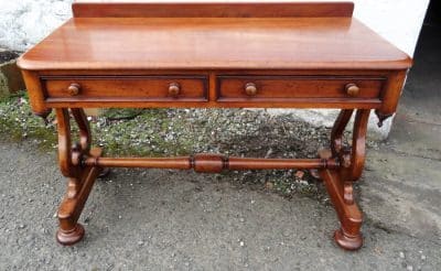 SOLD Victorian mahogany stretcher table