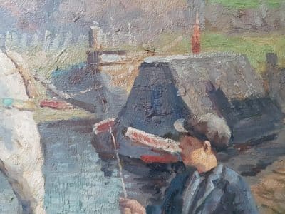 Harry Fidler. R,B,A. R,O,I. (1856-1935) Oil - Image 3