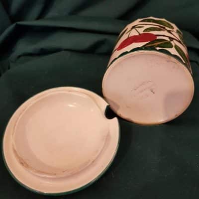 A Wemyss ware Jam pot. Cherries - Image 3