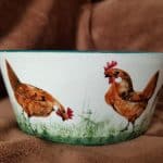 Wemyss ware bowl decorated with brown cockerels and hens Antiques Scotland Antique Ceramics