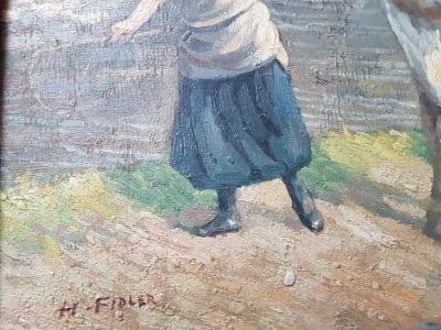Harry Fidler. R,B,A. R,O,I. (1856-1935) Oil - Image 4