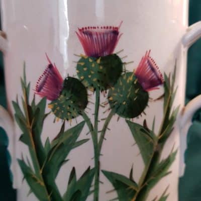 A Wemyss ware pottery Tyg. Thistles. - Image 7
