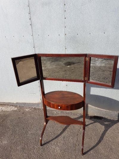 Georgian triplate miniture Dressing Table - Image 4