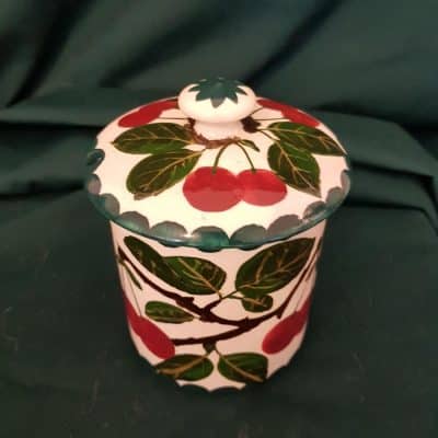 A Wemyss ware Jam pot. Cherries - Image 2
