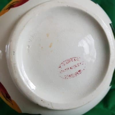 Small Wemyss Water Jug (Ure) Decorated with Apples - Image 5