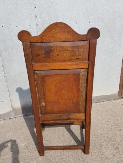 19th century Carve Oak Wainscot Chair - Image 4