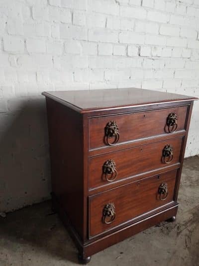 Georian mahogany wine chest Antiques Scotland Antique Chest Of Drawers 3