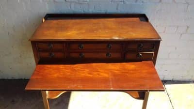 Early 20th cent mahogany Cuttlery server - Image 5
