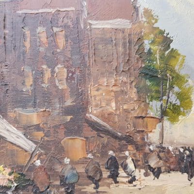 Impressionist painting manner of Eugene Galien Laloue - Image 4
