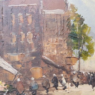 Impressionist painting manner of Eugene Galien Laloue Andrew Christie Antique Art 6